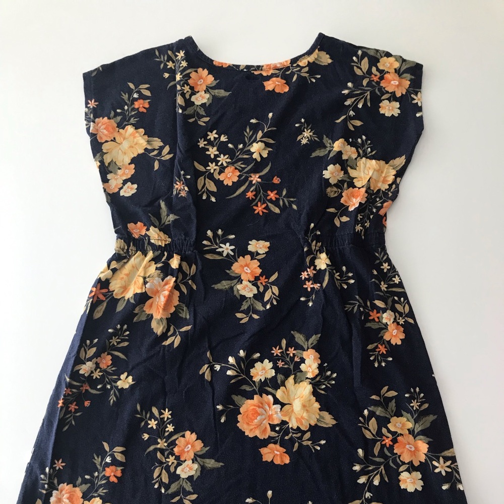 Old navy kids blue floral dress